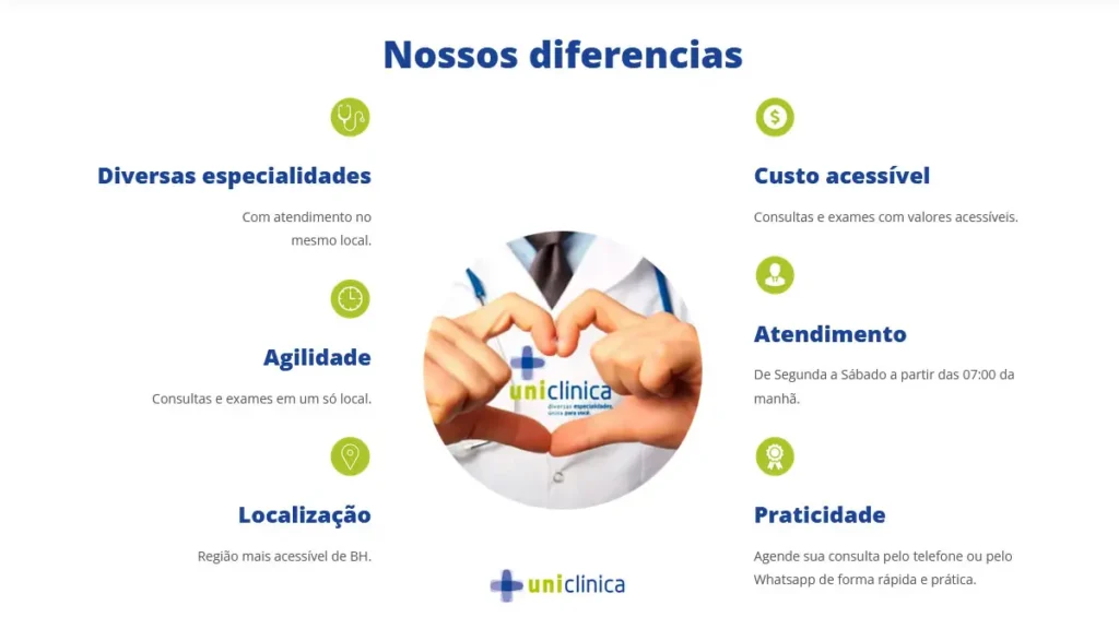 Clínica médica em Venda Nova, Uniclínica BH